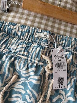 Bañador hombre estampado palmeras Talla 3XL