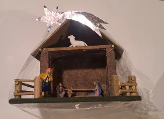 Presepe Nuovo con Stelle e Figure