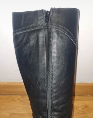Botas de piel negras talla 36