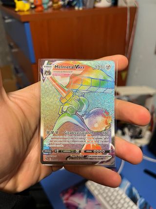 Carta Pokemon Melmetal VMAX F 080