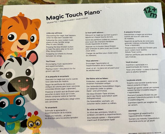 Piano Mágico Hape Baby Einstein