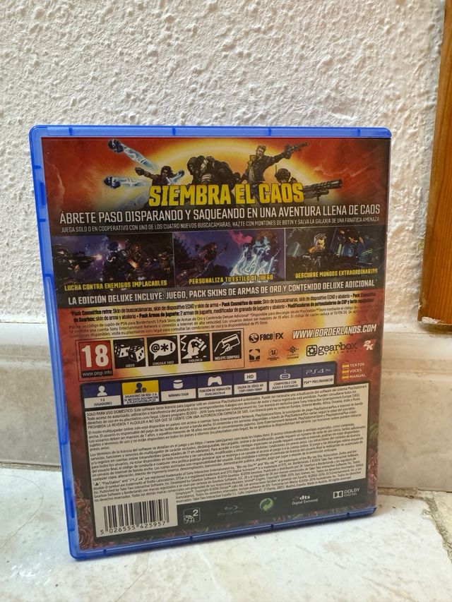 Borderlands 3 Edición Deluxe PS4