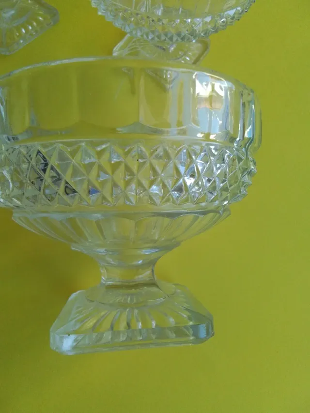 Copas de cristal tallado (Set de 4)