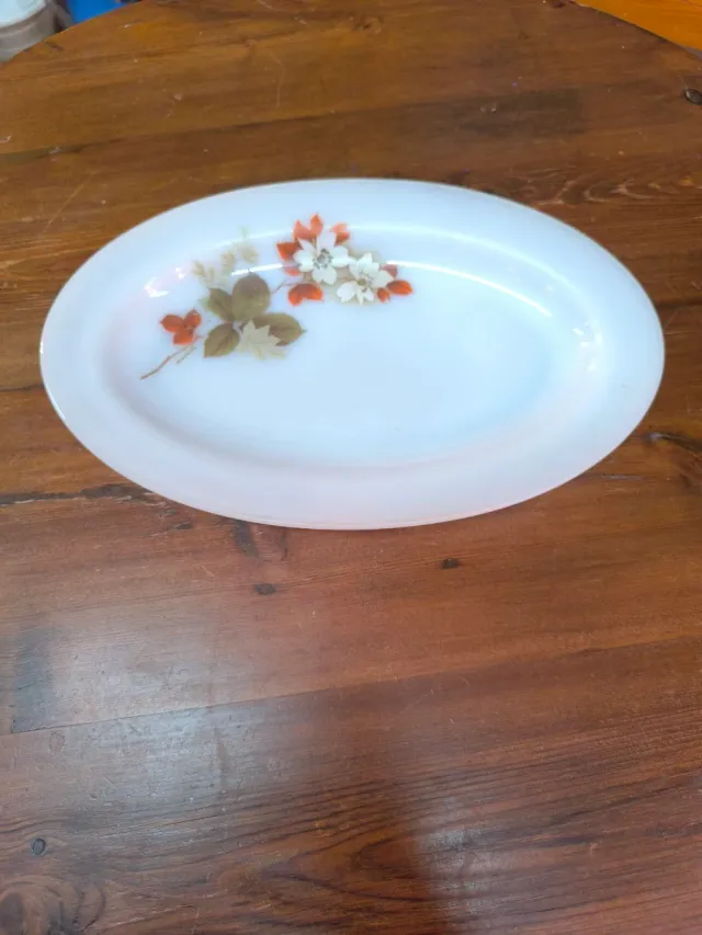 Bandeja Arcopal Flores Castaño