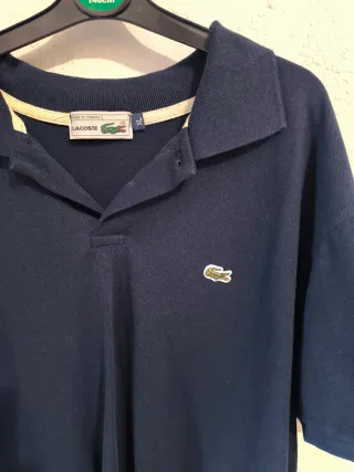 Polo Lacoste Azul Talla L