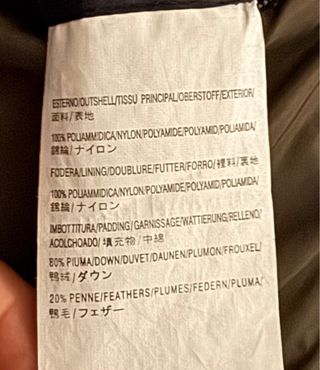 Gilet imbottito nero Gas