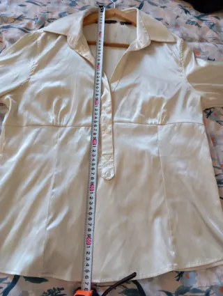 Camisa Zara Beige Talla L/ XL