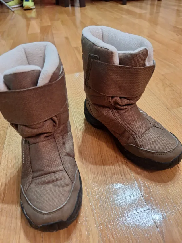 Botas de nieve QECHUA marrones talla 31