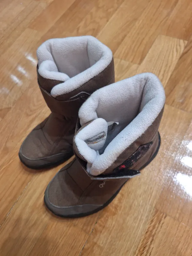 Botas de nieve QECHUA marrones talla 31