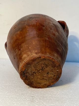 Cántaro Antiguo de Barro con Pátina Envejecida - V