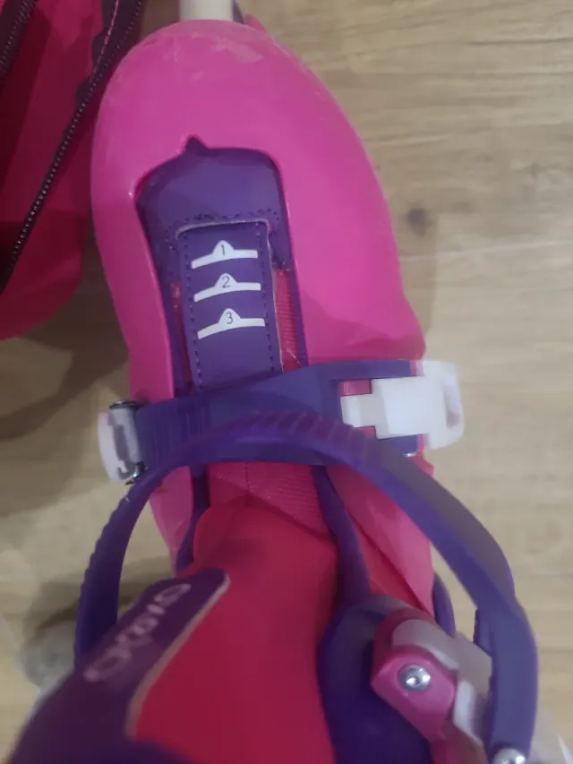 Patines rosas y morados niña Oxelo