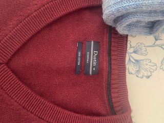 Tre maglioni Cortefiel blu e marrone