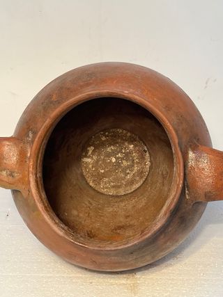 Cántaro de Barro Antiguo con Bonita Pátina Clara