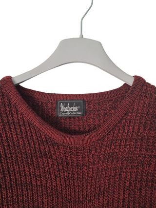 Jersey Misscollection Punto Talla M Rojo/Negro