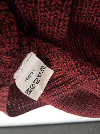 Jersey Misscollection Punto Talla M Rojo/Negro