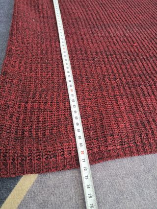 Jersey Misscollection Punto Talla M Rojo/Negro