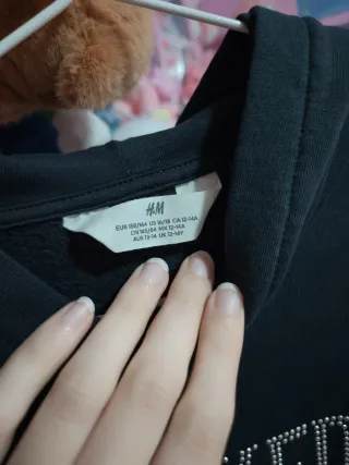 Sudadera de Wicked negra con brillantes