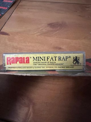 4 Señuelos Rapala Mini Fat Rap