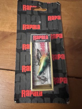 4 Señuelos Rapala Mini Fat Rap
