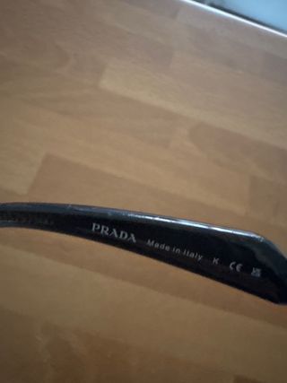 Gafas de Sol Prada Originales Negras/Marrones