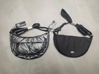 2 Borse Skechers Nero e Argento