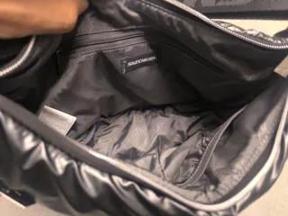 2 Borse Skechers Nero e Argento