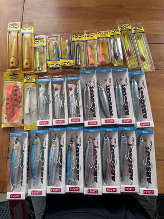 Señuelos Hart y Storm nuevos pesca