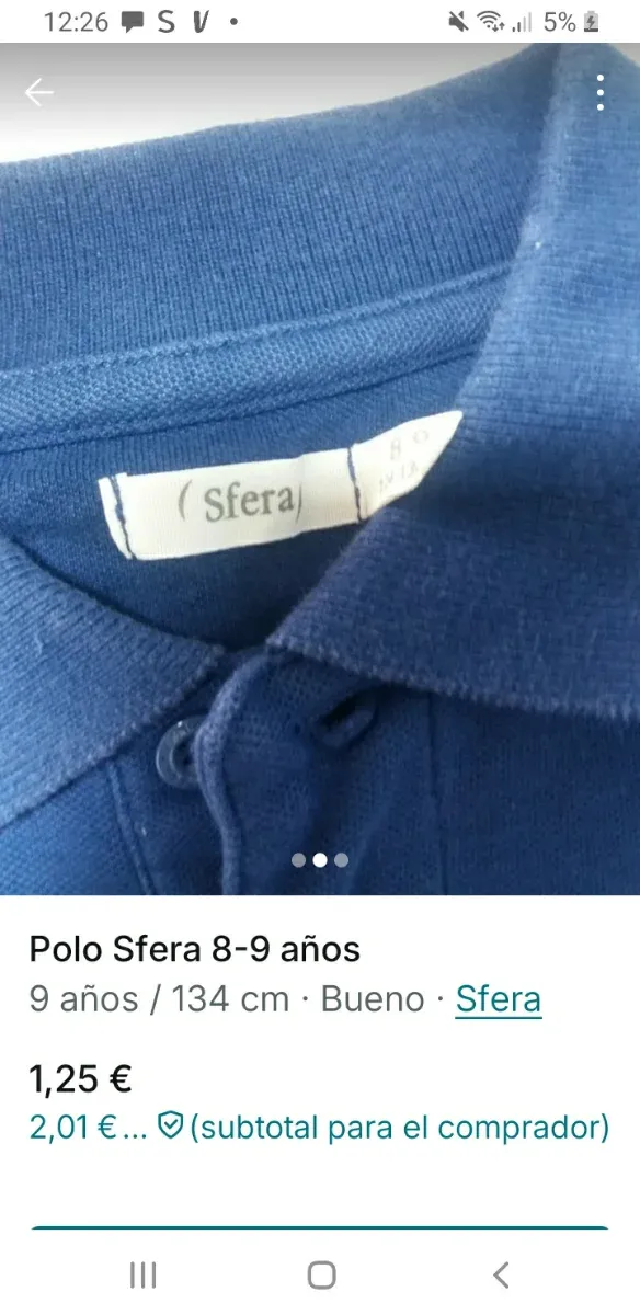 Polo  Sfera Azul Marino