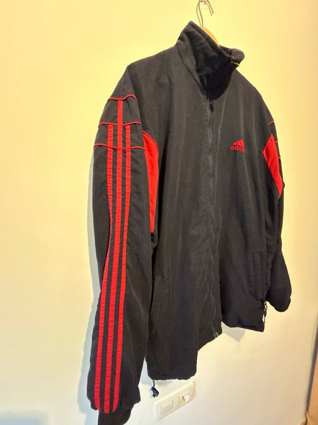 Chaqueta Adidas Retro Azul y Roja Adidas original