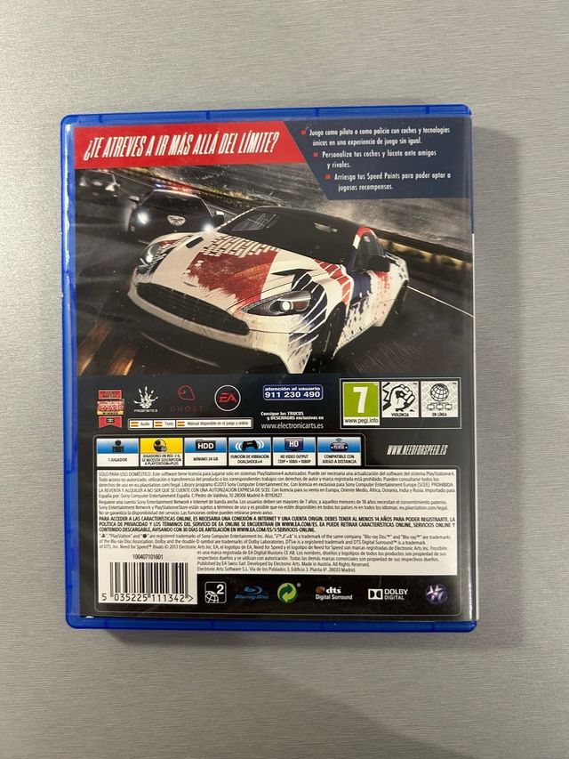 Need for Speed Rivals PS4