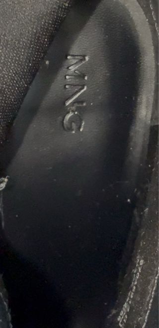 Botines Mango efecto piel serpiente