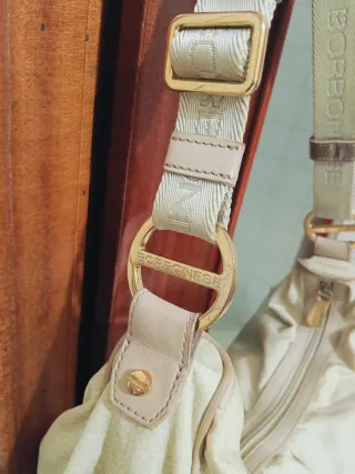 Borsa a spalla beige