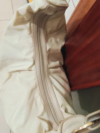 Borsa a spalla beige