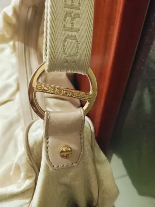 Borsa a spalla beige