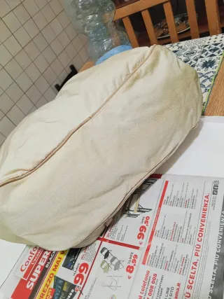 Borsa a spalla beige