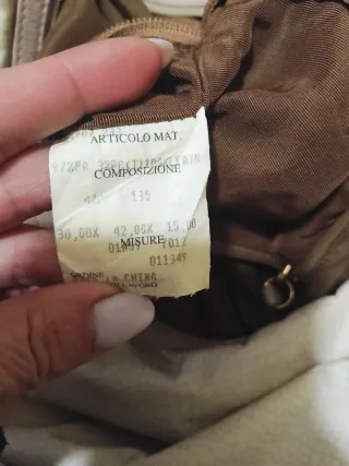 Borsa a spalla beige