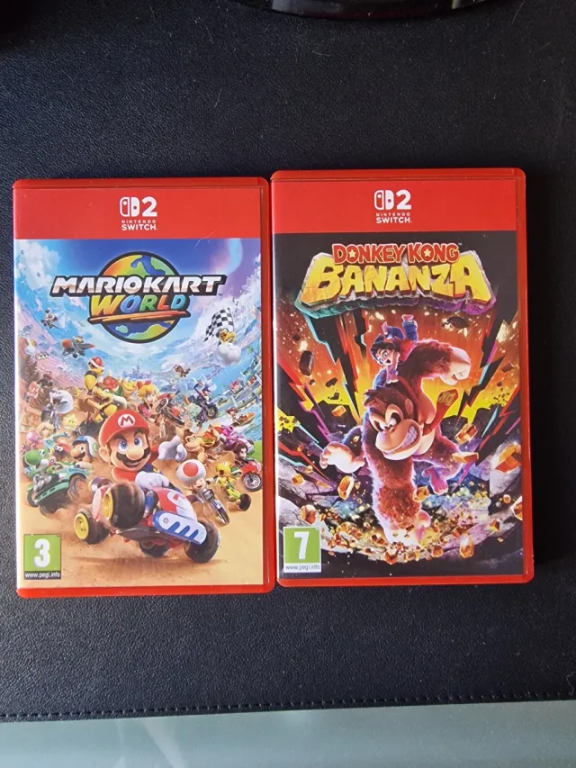Capas Originais Nintendo Switch Mario Kart e Donkey Kong