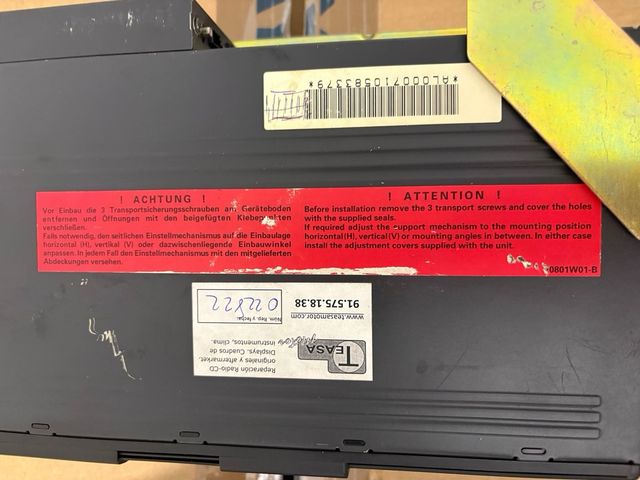 Radio BMW Business RDS CD Changer