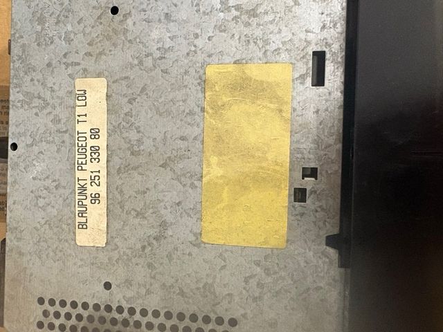 Radio Peugeot Blaupunkt