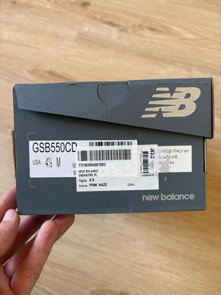 New Balance 550 White Pink Sea Salt (GS) 37 EU
