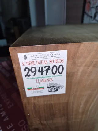 Archivador madera antigui de 6 cajones