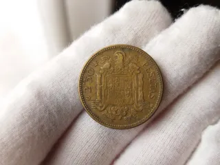 Moneda 2,5 pesetas 1953 Estado Español