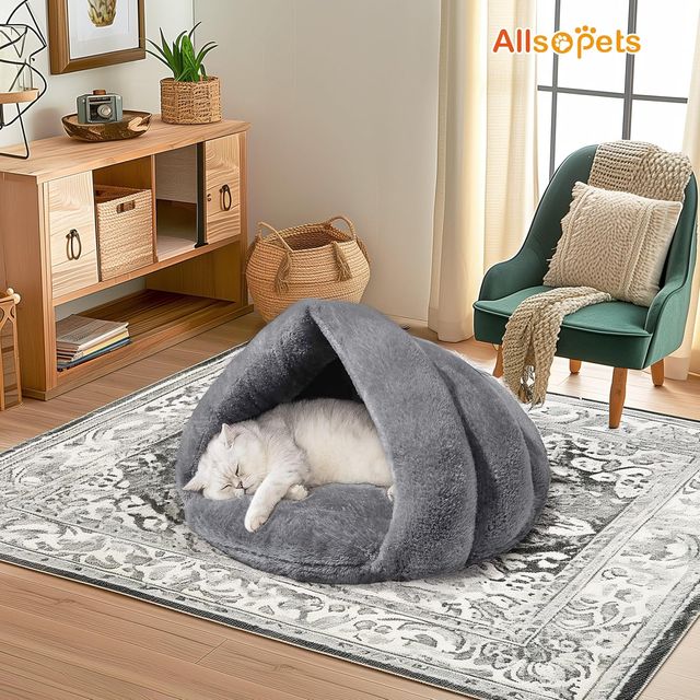 Cama para mascotas suave y acogedora