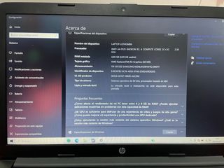 Portátil HP Negro/Gris