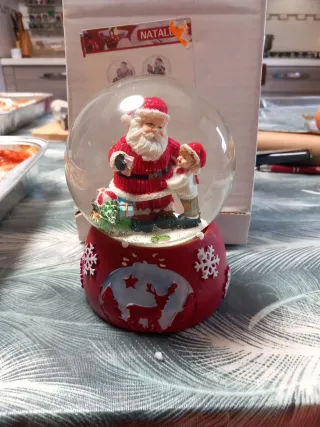 Palla di neve Natale Babbo Natale