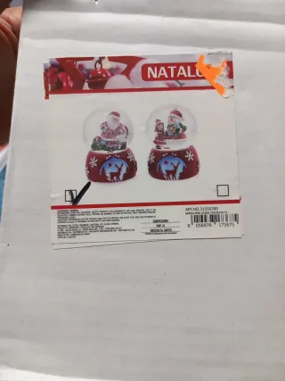Palla di neve Natale Babbo Natale