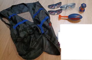 Nerf Gilet, bracciale, occhiali.