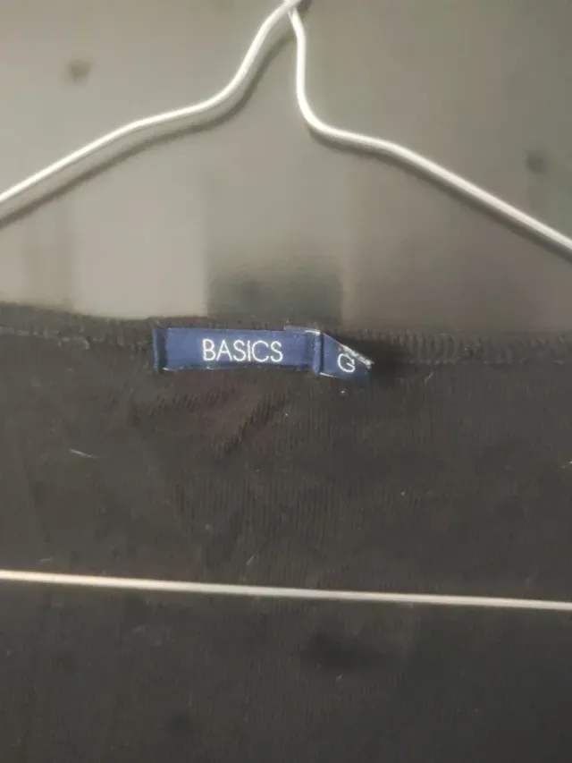 Chaqueta de punto Basics negra Talla G