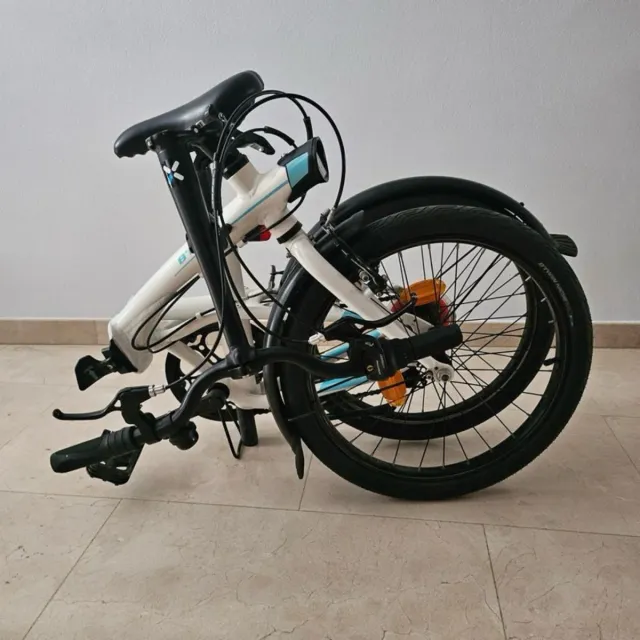Bicicleta Plegable BTWIN TILT 500 Blanca