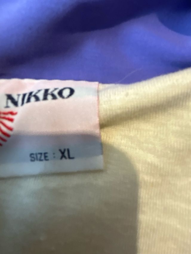 Chaqueta chándal retro púrpura, verde y blanco